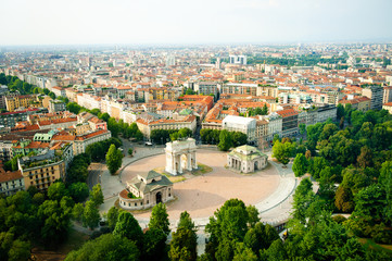 Panorama van Milaan
