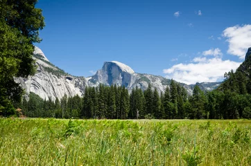 Papier Peint photo autocollant Half Dome Parc national de Yosemite - Demi-dôme