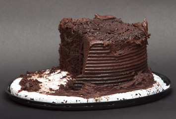 Chocolate Cake On A Doily