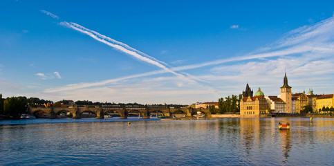 Fototapeta premium Praga i Wełtawa