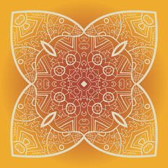 Oriental traditional ornament motif