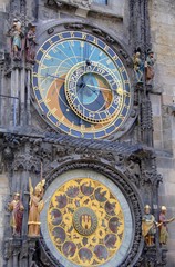 Fototapeta na wymiar horloge Pragi