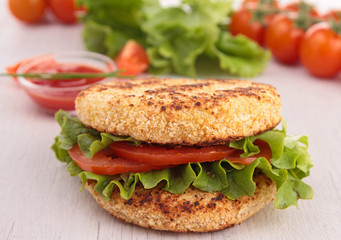 vegetarian hamburger