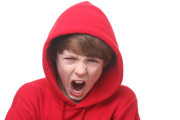 Angry boy