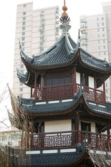 Naklejka premium Konfuzius tempel in Shanghai