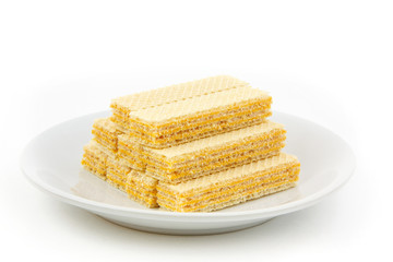 Wafer on dish