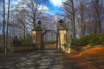 Palace stone gates