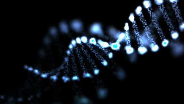 Animated abstract DNA, HD 1080p, loop.