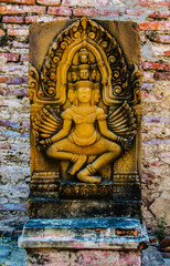 Ancient stone carvings of thailand