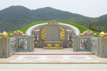 chinese style tomb