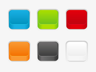 Set of color apps icons