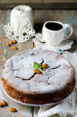 Chocolate - almond cake