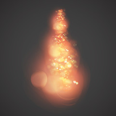 Abstract blurred lights. Vector design.