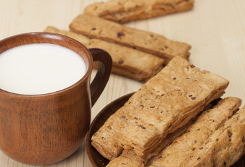 Milk and loaves .