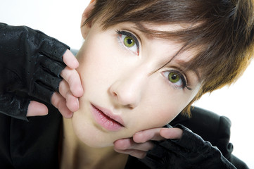Cosplay gilr in anime stile