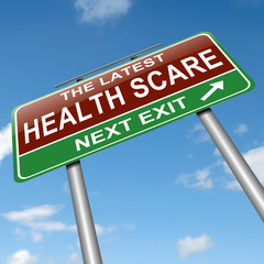 Health scare concept.