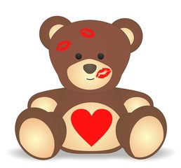 lover - kiss - teddy bear