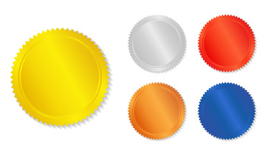 set of colorful vector design elements
