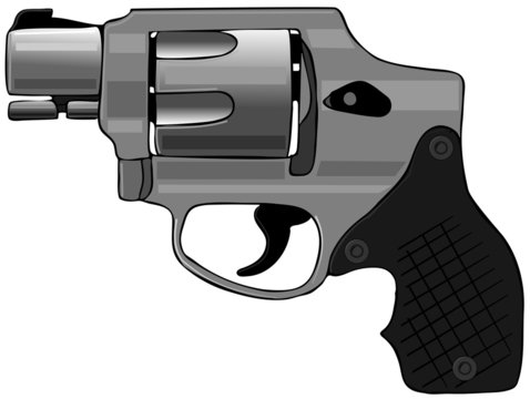 Hammerless revolver