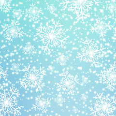 snowflakes abstract background
