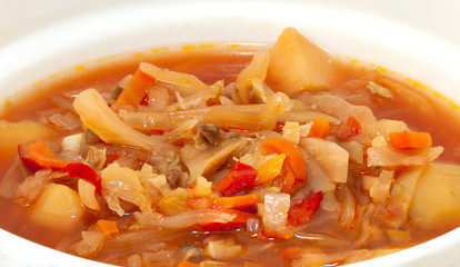 Ukrainian borsch