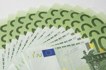 hundred-euro bills, paper money