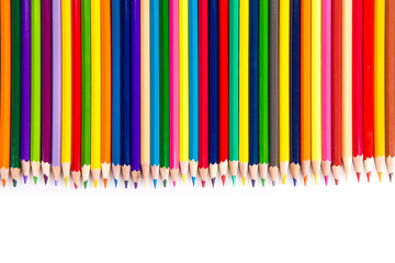 Colour pencils isolated