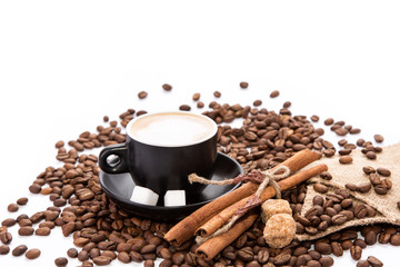 Cup of coffee. Coffee break concept.