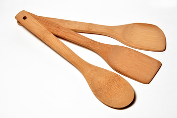 ustensiles en bois pour cuisinier