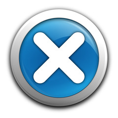 Obraz premium multiplication sur bouton bleu