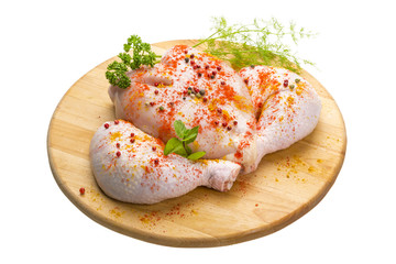 Uncoocked chicken