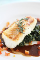 steack fish ,Fillet of snow fish