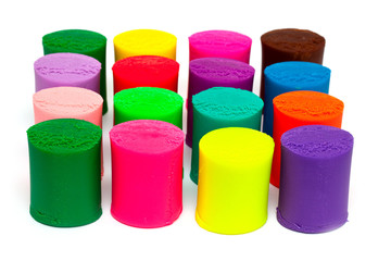 colorful plasticine