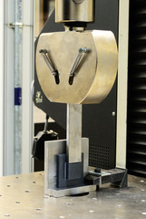 Jig fixture for test shear stress specimen  on tensile testing m