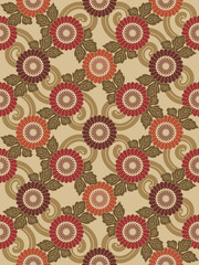 Japanese seamless pattern background