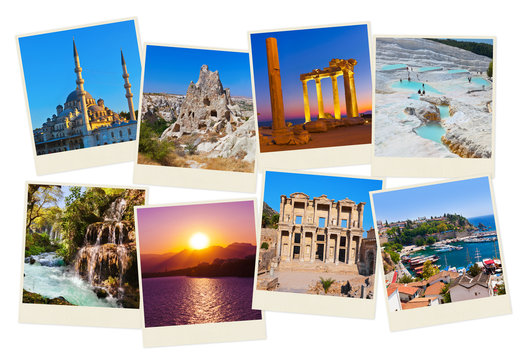 Stack of Turkey travel images