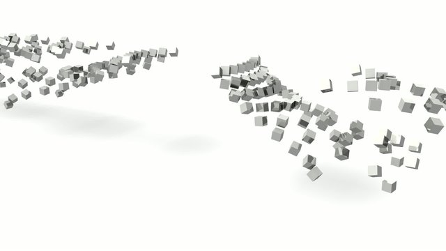 W&uuml;rfel Cube Masse Zusammenschluss Einheit