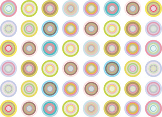 サークルパターン　水玉