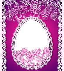 Delicate, purple background for Easter