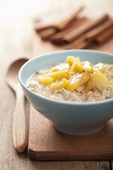 cereal with caramelized apple