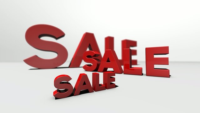 The Sale Text Animation