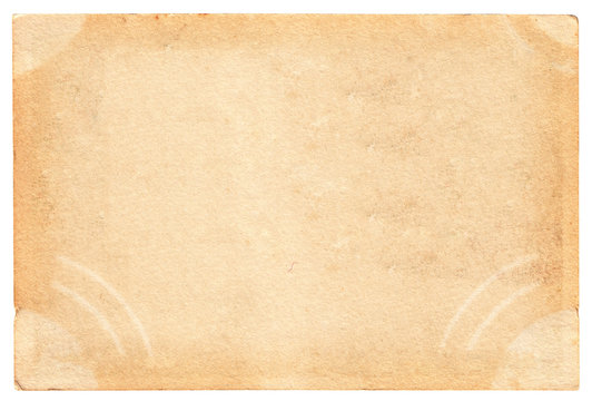 Blank vintage postcard back