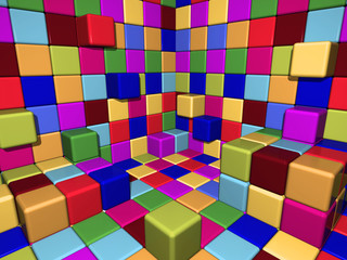 The angle of the toy room