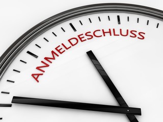 Anmeldeschluss