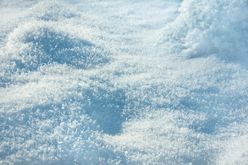 Closeup frost background