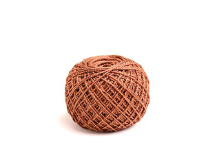 Roll of brown thread