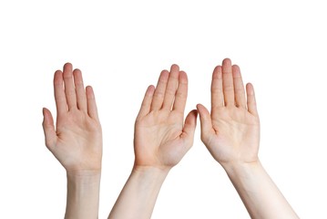 Obraz premium three hands