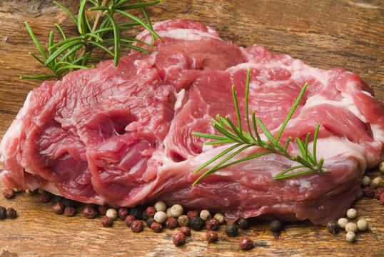 raw meat