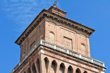 The Este Castle. Ferrara. Emilia-Romagna. Italy.