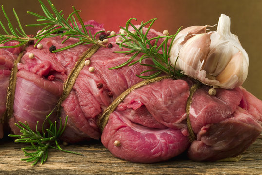 raw beef
